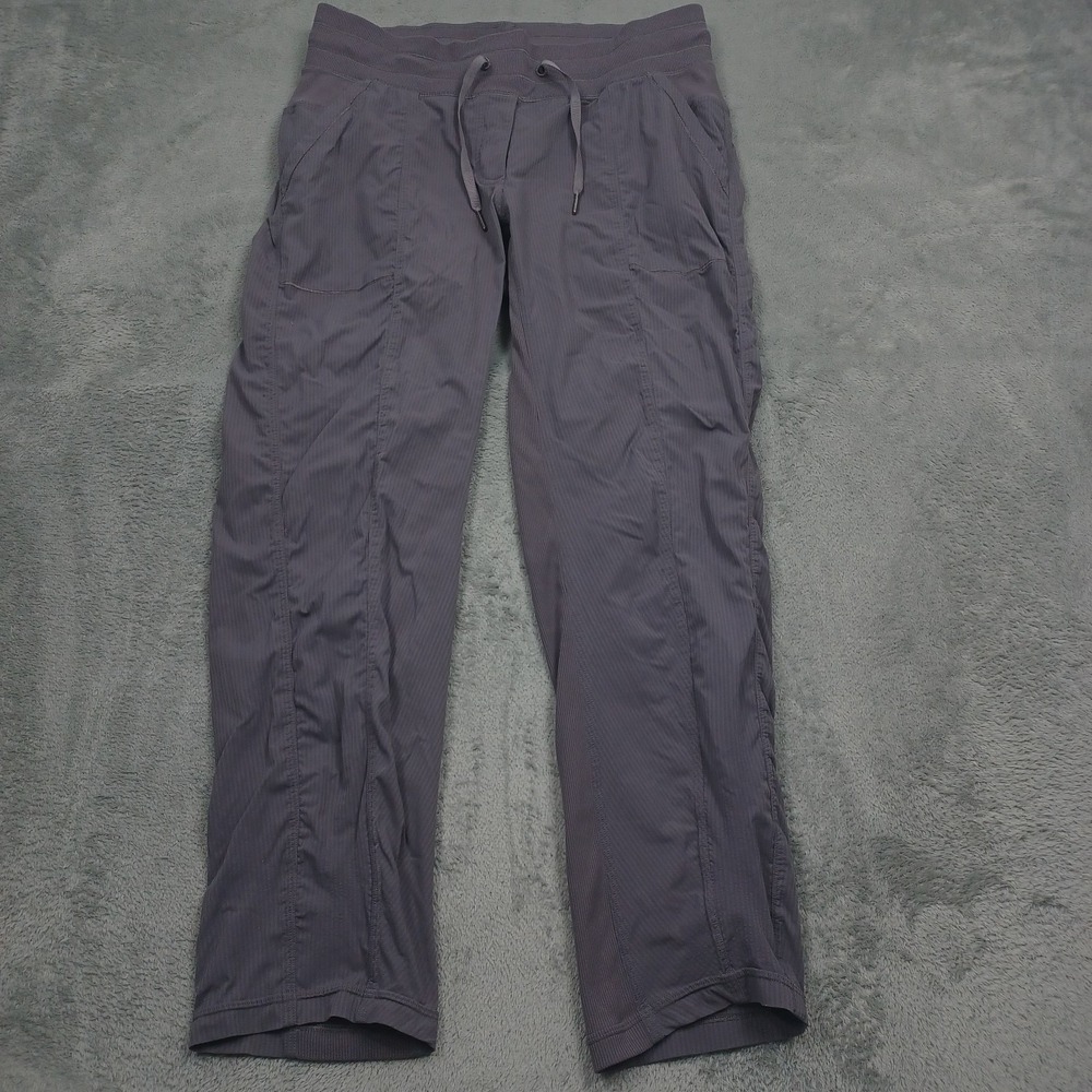 Lululemon Pants Womens 10 Purple Street To Studio Joggers Pockets Casual Preppy